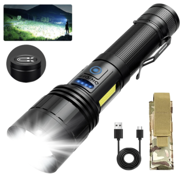 BERCOL Rechargeable LED Flashlights ‎P001-COB