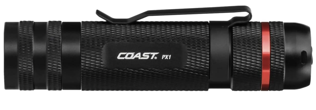 Coast PX1 565 Lumen Pure Beam Focusing LED Flashlight