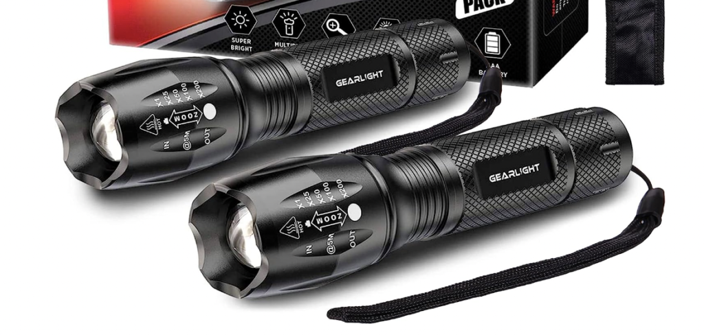 GearLight 2pack S1000 LED Flashlights