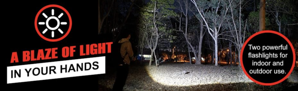 GearLight Flashlight Reviews Beam Strength