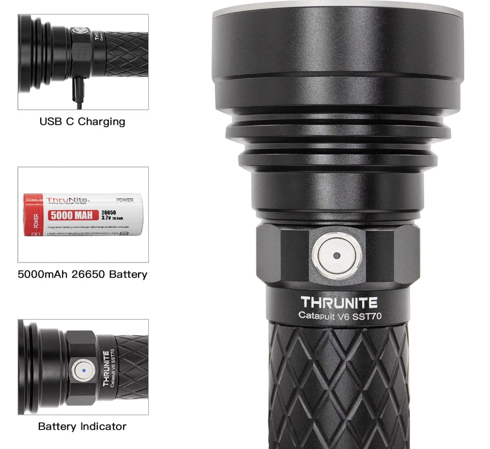 ThruNite Flashlight Reviews Battery